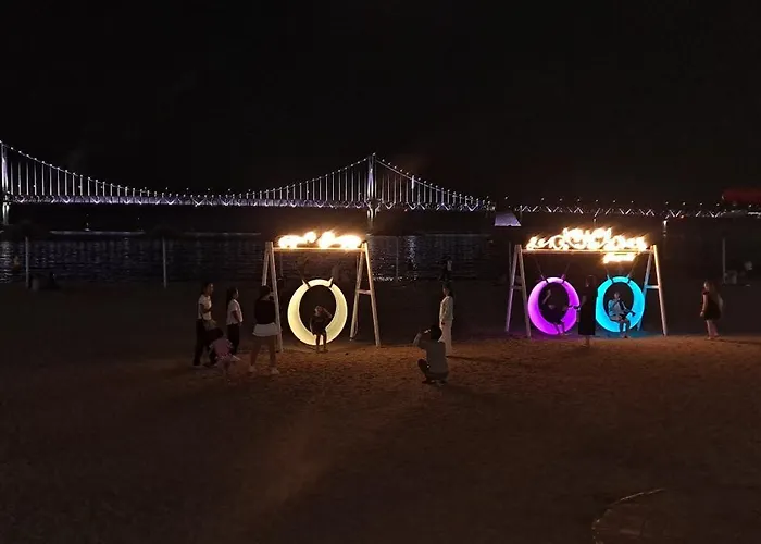 アパート Gangali With View Of Gwangan Bridge *